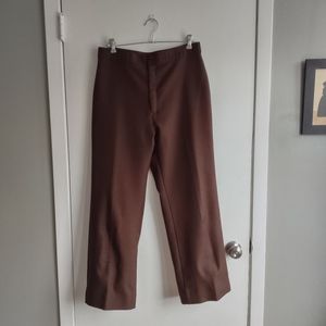 Vintage High Rise Brown 80s Pants